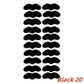 Black 20 self-adhesive eyelid tape strips for natural double eyelids, women's beauty fashion accessory
