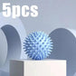 5pcs blue spiky massage ball for muscle relief and fitness therapy