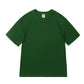 Green women's fashion t-shirt, solid color, casual style
