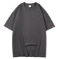 Gray women's oversized t-shirt for casual fashion wear