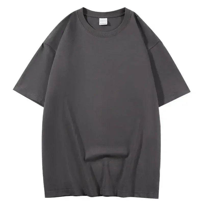 Gray women's oversized t-shirt for casual fashion wear