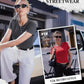 Casual streetwear fashion with Y2K retro style tops and trendy sunglasses for women