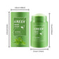 Green Mask Stick for face care, 40g beauty product with leaf design, portable skincare solution
