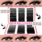 600pcs DIY false eyelashes in 30D-100D densities, 8-16mm lengths, for natural or dramatic eye makeup looks