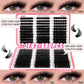600PC GROINNEYA DIY false eyelashes kit with 60D-160D densities, 8-16mm lengths for women's fashion beauty