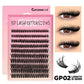 3D lash extensions in pink packaging, 8-16mm lengths, shown with applied eye looks for beauty and fashion