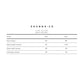 Brunna Co Haley Sweaters size guide with measurements for S/M and M/L sizes