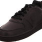 Black Nike sneaker with classic design, perfect for women's fashion and everyday wear