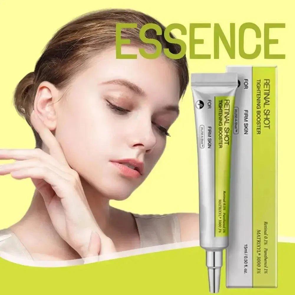 Retinal Shot Essence for firm skin, tightening booster with retinol, beauty skincare product