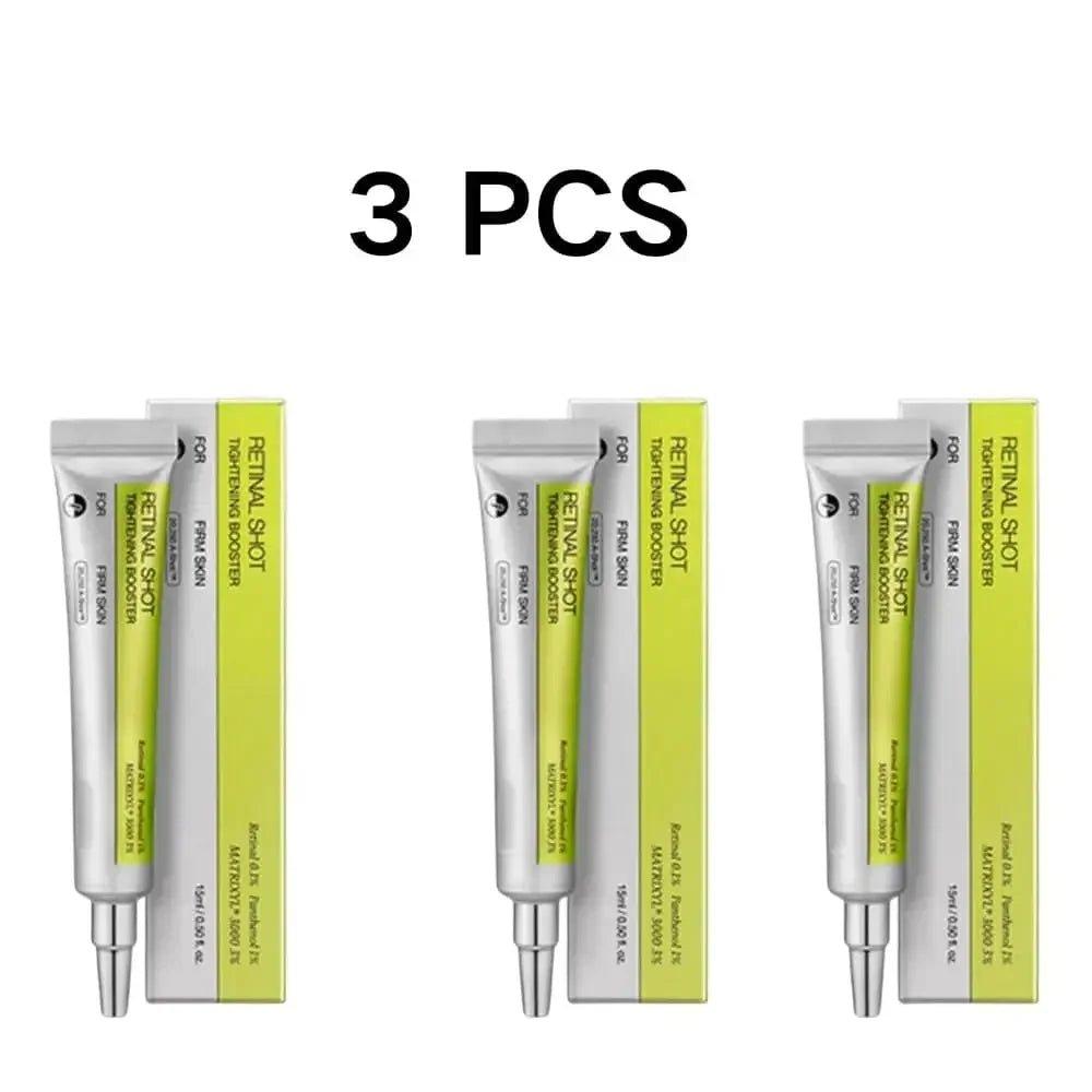 3 pcs Retinal Shot Tightening Booster for firm skin, anti-aging skincare treatment