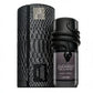 Lattafa Musamam Black Intense perfume bottle with snake design and textured box, luxury fragrance for women