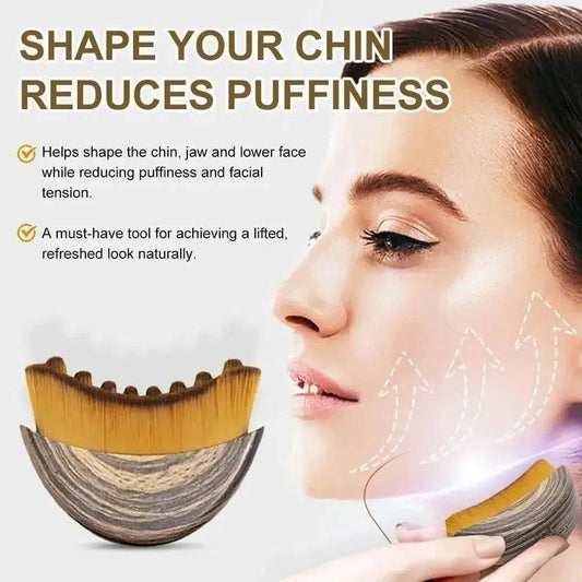 Chin shaping facial tool reduces puffiness, lifts jawline for refreshed look
