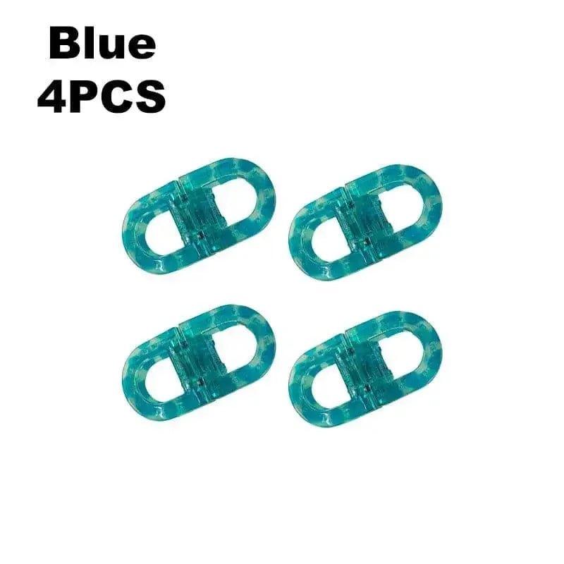 Blue 4PCS fashion hair clips for women, stylish accessory for styling