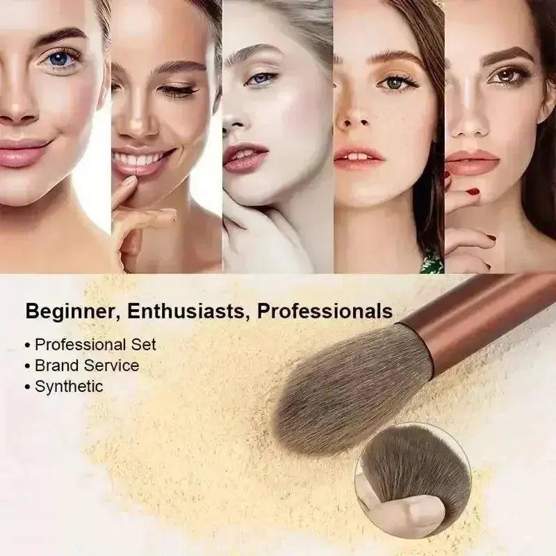 Makeup Brush Set Soft Fluffy Professiona Cosmetic Foundation Powder Eyeshadow Kabuki Blending Make Up Brush Beauty Tool Makeup - Womans Fashion