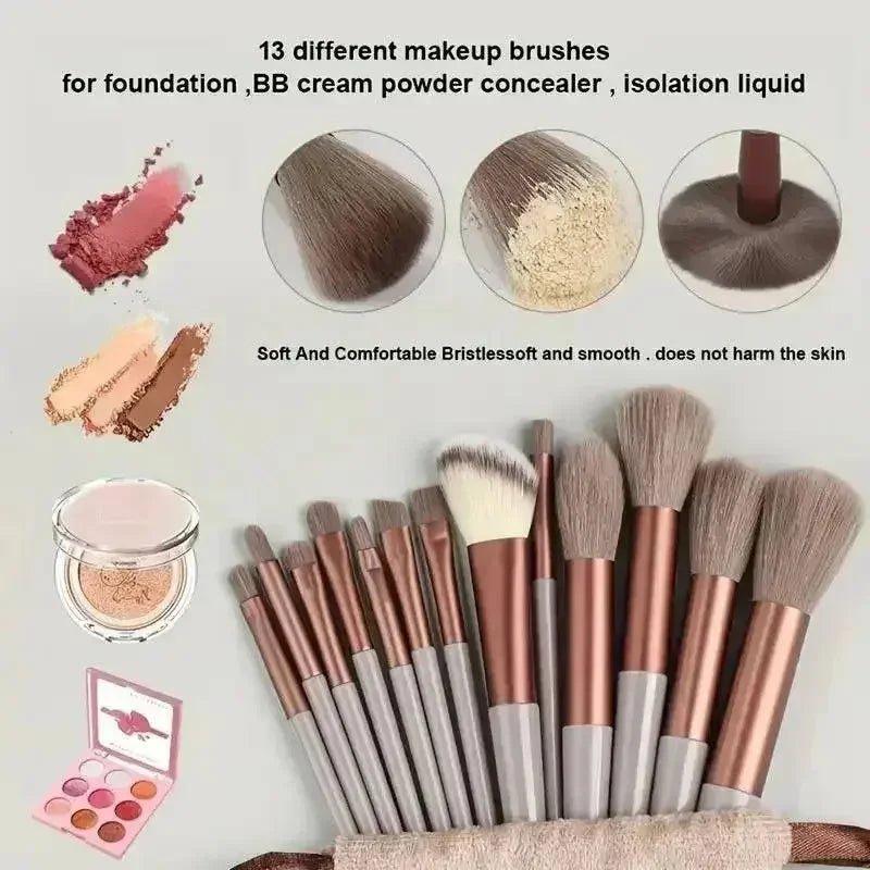 Makeup Brush Set Soft Fluffy Professiona Cosmetic Foundation Powder Eyeshadow Kabuki Blending Make Up Brush Beauty Tool Makeup - Womans Fashion