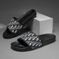 Men's Home Slippers Lightweight Summer New Style Flat and Worn Casual Retro Patterned Anti - slip Quick - drying Sandals - Womans Fashion