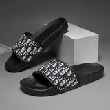 Men's Home Slippers Lightweight Summer New Style Flat and Worn Casual Retro Patterned Anti - slip Quick - drying Sandals - Womans Fashion