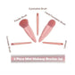 Mini Makeup Brush Set with Mirror - Womans Fashion
