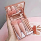 Mini Makeup Brush Set with Mirror - Womans Fashion