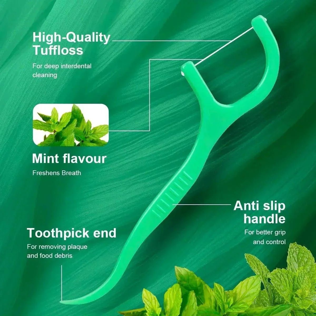 Mint Dental Floss Picks - Womans Fashion