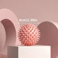 Pink spiky massage ball, 6cm, for muscle relief and self-massage therapy