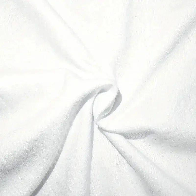 Soft white fabric swirled for women's fashion clothing