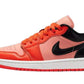 Blue and white women's fashion sneaker with Nike swoosh, stylish casual shoe for everyday wear