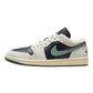 Women's low-top sneaker with black, cream, and mint green accents, perfect for casual fashion