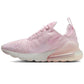Pink Nike Air Max 270 women's sneaker with mesh upper and visible air cushion sole