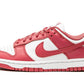 Pink and white Nike Dunk Low sneaker for women's fashion and casual wear