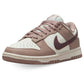 Women's Nike Dunk Low in beige and white, stylish casual sneaker for fashion and comfort