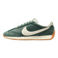 Green and cream Nike sneaker with gum sole, women's fashion footwear