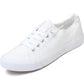 White canvas sneakers with frayed edges, perfect for women's fashion and casual wear.