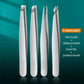Ouriner Eyebrow Tweezers Set 4 Pcs Stainless Steel Eyebrow Forceps Professional Beauty Tool Set For Facial Hair Inward Growing - Womans Fashion