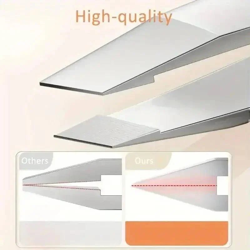 Ouriner Eyebrow Tweezers Set 4 Pcs Stainless Steel Eyebrow Forceps Professional Beauty Tool Set For Facial Hair Inward Growing - Womans Fashion