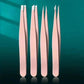 Ouriner Eyebrow Tweezers Set 4 Pcs Stainless Steel Eyebrow Forceps Professional Beauty Tool Set For Facial Hair Inward Growing - Womans Fashion