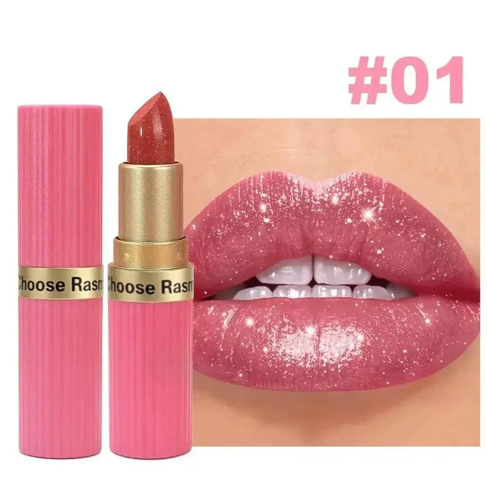 Pink Glitter Velvet Lipstick - Womans Fashion