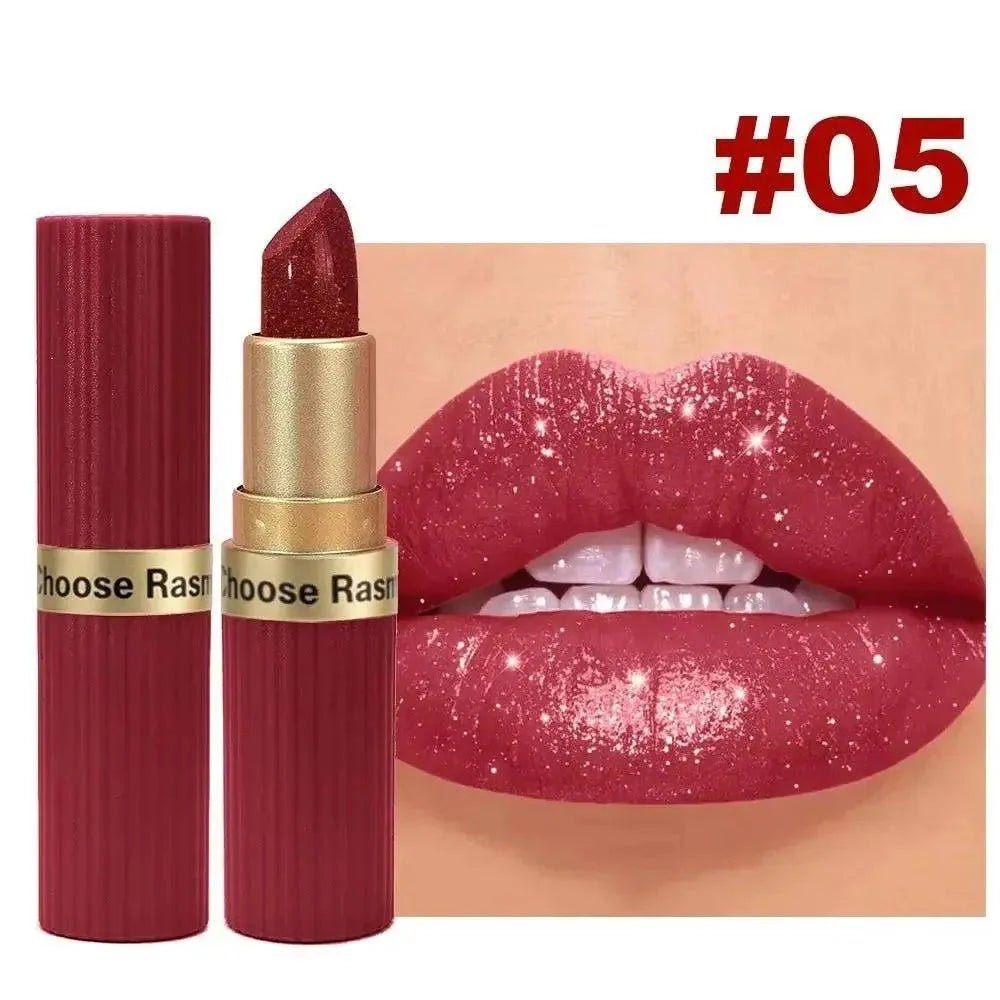 Pink Glitter Velvet Lipstick - Womans Fashion