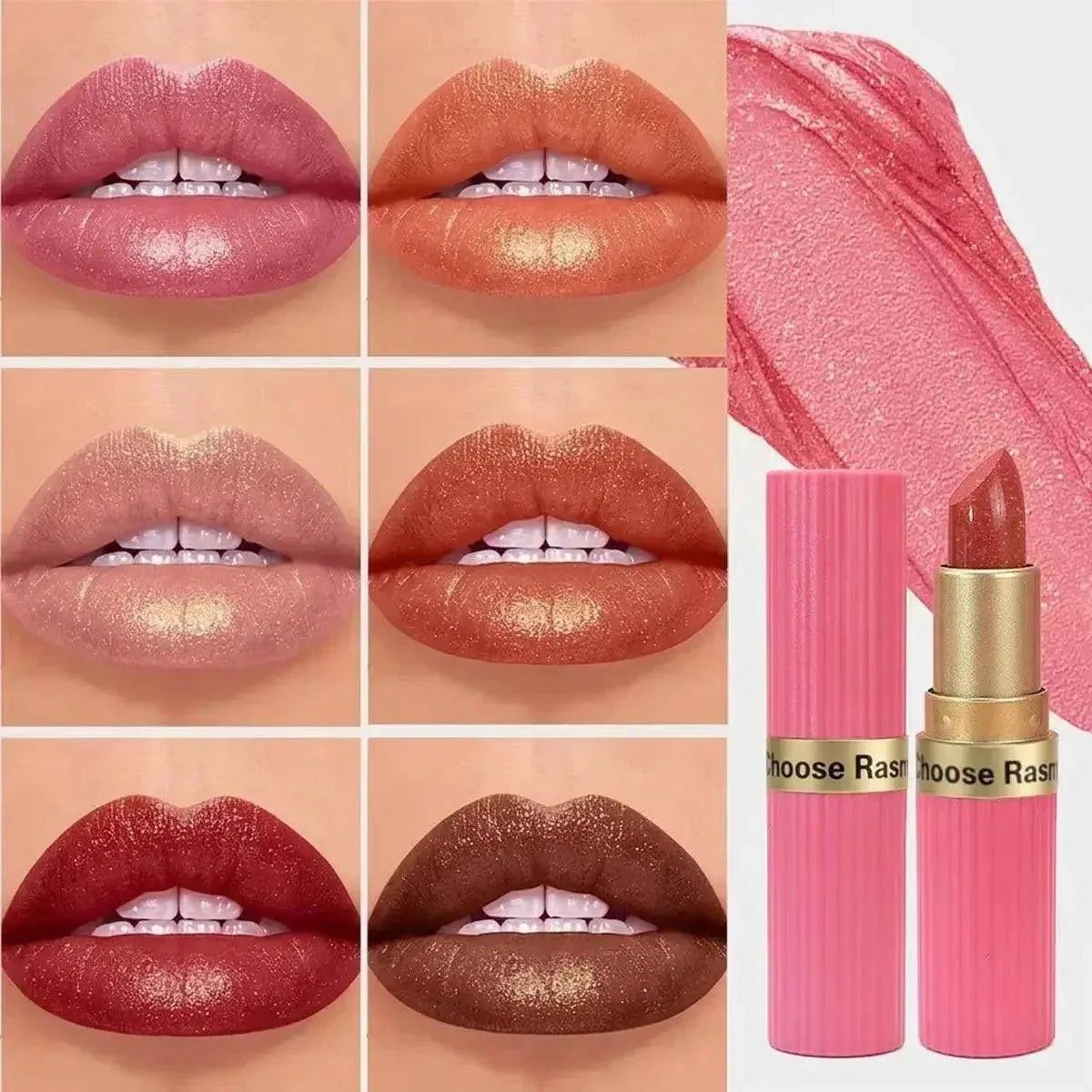 Pink Glitter Velvet Lipstick - Womans Fashion