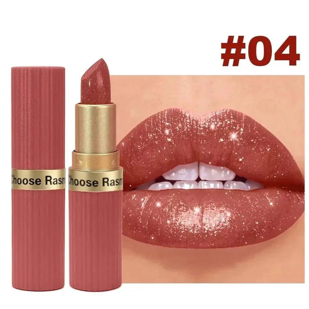 Pink Glitter Velvet Lipstick - Womans Fashion