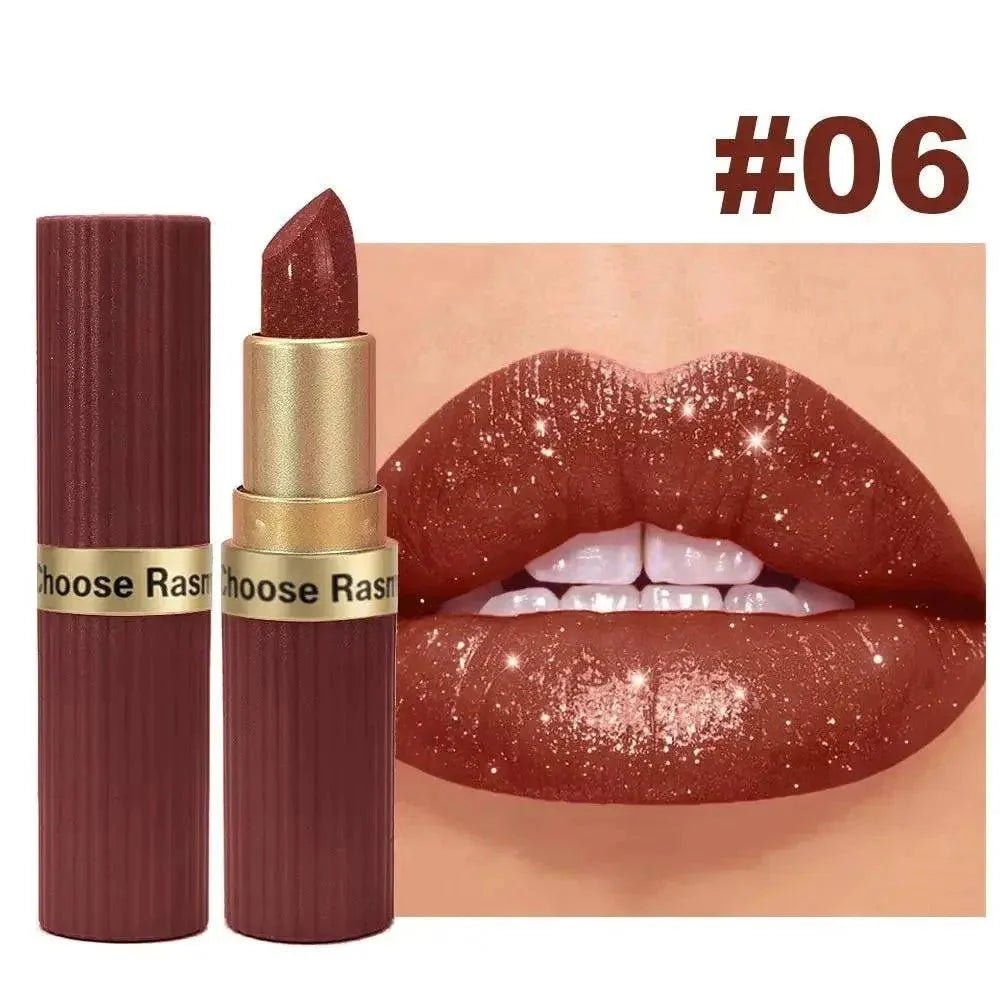 Pink Glitter Velvet Lipstick - Womans Fashion