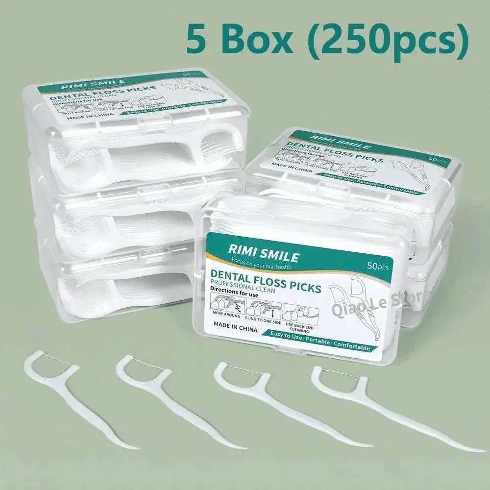 Portable Dental Floss Picks - Womans Fashion