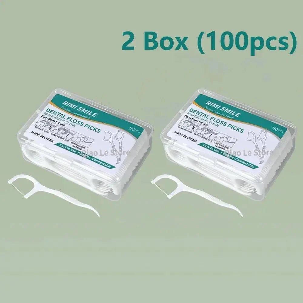 Portable Dental Floss Picks - Womans Fashion