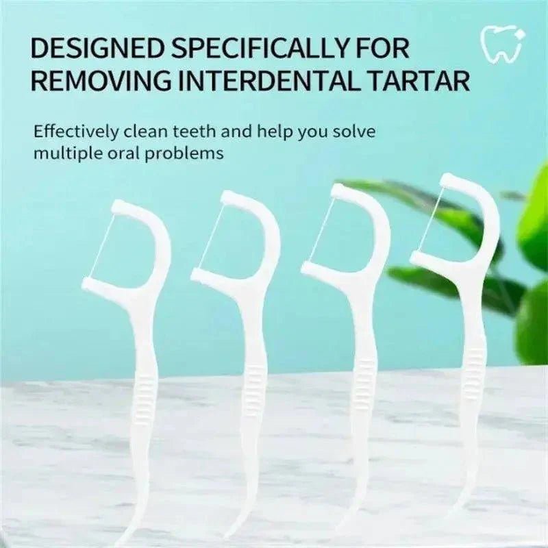Portable Dental Floss Picks - Womans Fashion