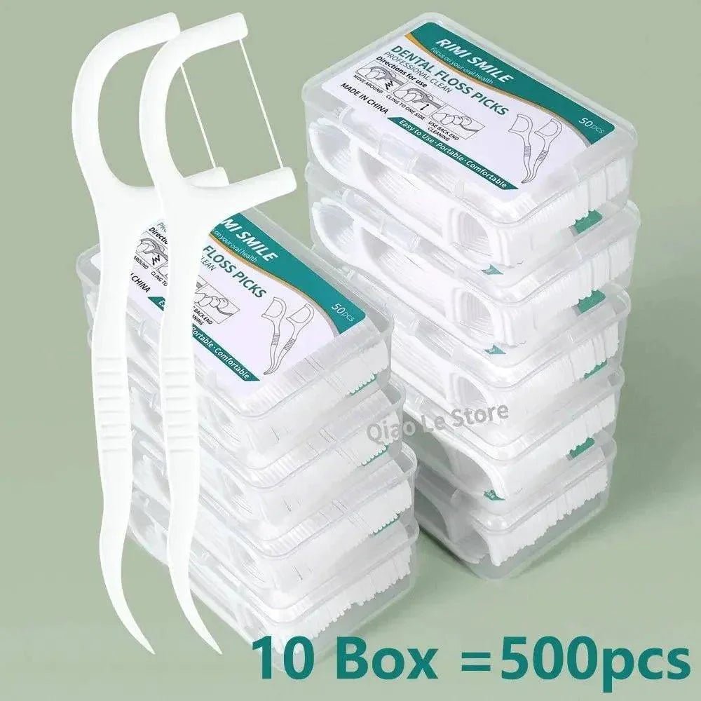 Portable Dental Floss Picks - Womans Fashion