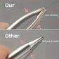 Precision tweezers for easy clamping vs. other tweezers – ideal for beauty and fashion grooming tools