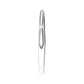 Stainless steel precision tweezers for beauty and grooming