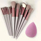 Professional Makeup Brush Set - Soft Fluffy Cosmetic Brushes for Foundation, Powder, Eyeshadow & Blending , Beauty Tools - Womans Fashion