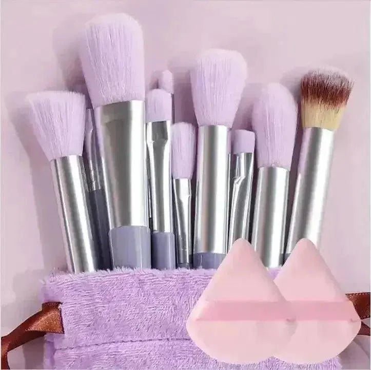 Professional Makeup Brush Set - Soft Fluffy Cosmetic Brushes for Foundation, Powder, Eyeshadow & Blending , Beauty Tools - Womans Fashion