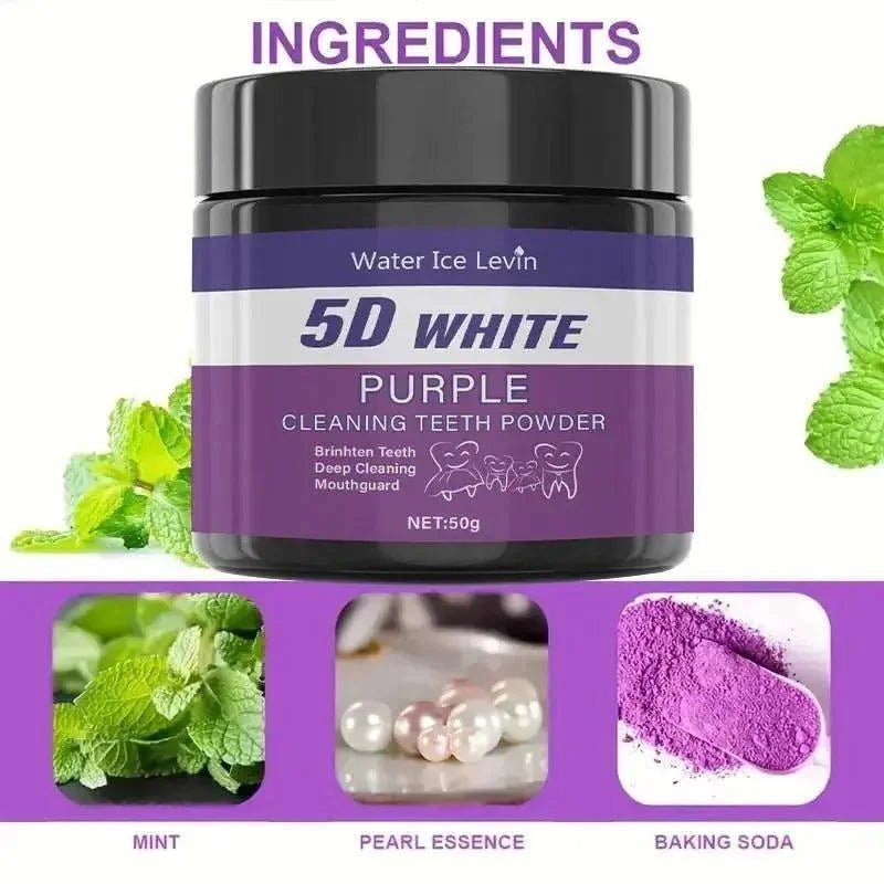 Purple Teeth Whitening Powder - Womans Fashion